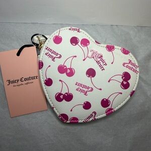 Juicy Couture Cherry On Top Zip Around Wristlet